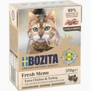 Bozita konzerva pro kočky maso ve šťávě Kuře-krůta