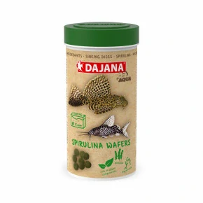 Dajana Spirulina Wafers krmivo pro okrasné býložravé ryby na dně akvária ve formě potápivých disků